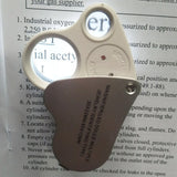 High Magnification LED Magnifying Glass 30X 60X for Jewelry Appraisal