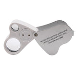 High Magnification LED Magnifying Glass 30X 60X for Jewelry Appraisal