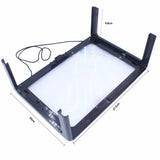 3X Magnifier LED Foldable Magnifying Glass for Reading
