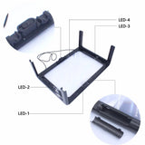 3X Magnifier LED Foldable Magnifying Glass for Reading