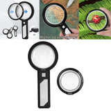 Magnifying Glass with Light 6 LED and 2 Lens LED Illuminated Magnifier