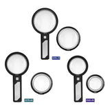 Magnifying Glass with Light 6 LED and 2 Lens LED Illuminated Magnifier