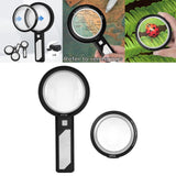 Magnifying Glass with Light 6 LED and 2 Lens LED Illuminated Magnifier