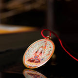 Maha Cundi Bodhisattva Buddha Small Thangka Tibetan Buddhism Pendant