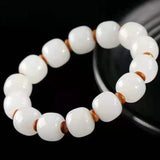 Hetian Jade Bracelet Handmade Fine Jewelry Men Women Couple