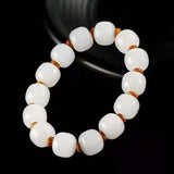 Hetian Jade Bracelet Handmade Fine Jewelry Men Women Couple