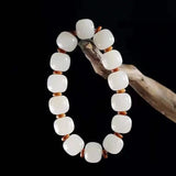 Hetian Jade Bracelet Handmade Fine Jewelry Men Women Couple