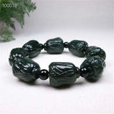 Cyan Jade Cabbage Bracelet Bangle Charm Jewelry Gift