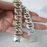 Tibetan Silver Inlaid Bracelet Bangles Personality Charm Jewelry