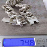 Tibetan Silver Inlaid Bracelet Bangles Personality Charm Jewelry