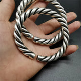 Tibetan Silver Open Bracelet Bangle Charm Jewelry Men Women