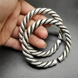 Tibetan Silver Open Bracelet Bangle Charm Jewelry Men Women