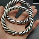 Tibetan Silver Open Bracelet Bangle Charm Jewelry Men Women