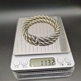Handmade Tibetan Silver Rotating Bracelet Bangle Charm Jewelry
