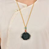 MaiChuang Cyan Jade Animal Pendant necklace charm couple jewelry Gift