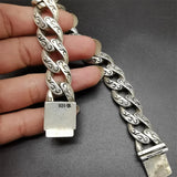 Tibetan Silver Inlaid Bracelet Bangles Charm Jewelry