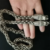 Tibetan Silver Inlaid Faucet Bracelet Bangles Men Women Couple Gift