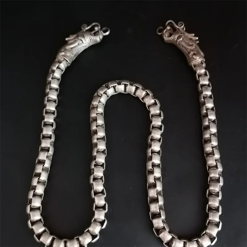 Tibetan Silver Inlaid Faucet Bracelet Bangles Personality Jewelry