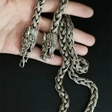 Tibetan Silver Inlaid Faucet Bracelet Bangles Men Women Couple Gift
