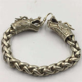 Tibetan Silver Inlaid Faucet Bracelet Bangles Personality Jewelry