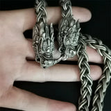 Tibetan Silver Inlaid Faucet Bracelet Bangles Men Women Couple Gift