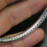 Tibetan Silver Heart Sutra Bracelet Bangles