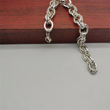 Tibetan Silver Inlaid Punk Bracelet Bangles Personality Jewelry