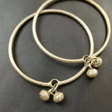 Tibetan Silver Inlaid Bracelet Bangles Men Women Gift