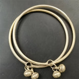 Tibetan Silver Inlaid Bracelet Bangles Men Women Gift