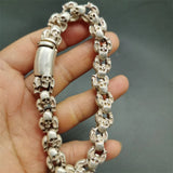 Tibetan Silver Ward Off Evil Bracelet Bangles Charm Jewelry Couple Gift