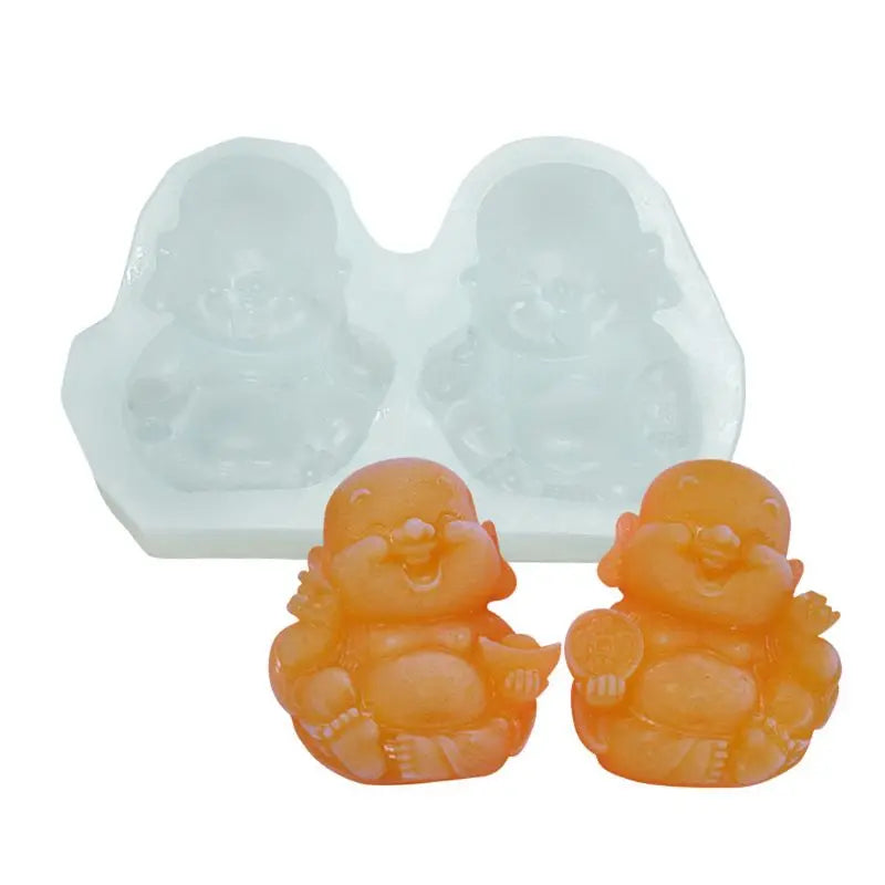 Maitreya Buddha Pendant Resin Mold for Jewelry Making