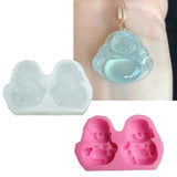 Maitreya Buddha Pendant Resin Mold for Jewelry Making