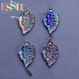 Crystal Leaf Necklace - Changes with Body Temperature