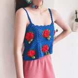 Embroidery Flower Daisy Collar Necklace for National Wind Style
