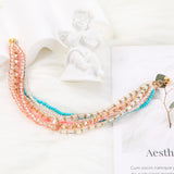 Layered Beads Bracelet Bohemian Style For Women Geometric
