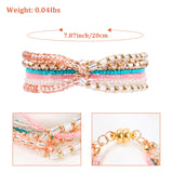 Layered Beads Bracelet Bohemian Style For Women Geometric