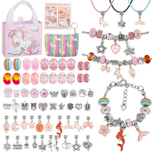 Crystal DIY Children's Bracelet Making Set - Christmas Charm Gift