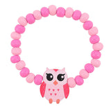 Unicorn Mermaid Bunny Wooden Bracelets Set for Girls