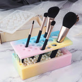 Resin Makeup Brush Holder Mold - Pen Brush Box Case Organizer