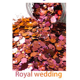 Makeup Coarse Glitter Sequins Nail Sequins Rainbow Pieces Makeup Bucket