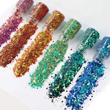 Makeup Coarse Glitter Sequins Nail Sequins Rainbow Pieces Makeup Bucket