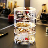 360 Rotation Acrylic Makeup Organizer Jewelry Storage Box