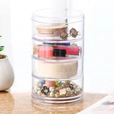 360 Rotation Acrylic Makeup Organizer Jewelry Storage Box