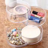 360 Rotation Acrylic Makeup Organizer Jewelry Storage Box