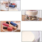 360 Rotation Acrylic Makeup Organizer Jewelry Storage Box