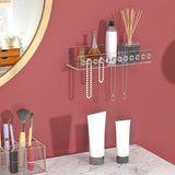 Makeup Storage Rack Wall Mounted Cosmetics Organizer
