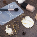 Makeup Tray Silicone Mold Home Table Decoration DIY Resin Crafts Mirror Gift