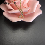 Personalized Letter Pendant Necklace & Earrings Set for Women