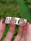 Stainless Steel Adjustable Bracelet-Personalized Inspirational Bracelets