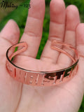 Stainless Steel Adjustable Bracelet-Personalized Inspirational Bracelets